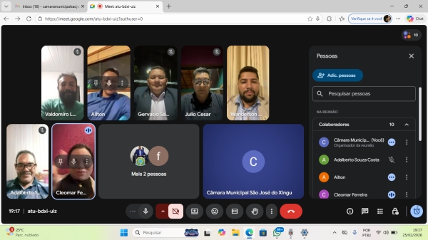 1&ordm; Sess&atilde;o Ordin&aacute;ria de 2026 ON-LINE